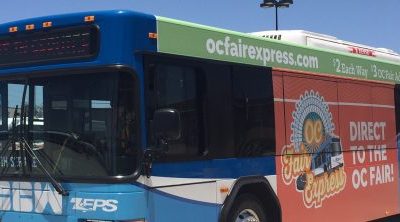 CCW Supplied OCTA with ZEPS Electric Bus for Orange County Fair Route