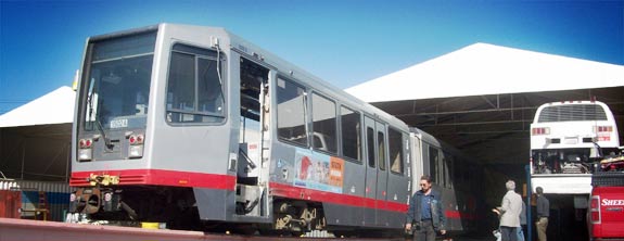 Complete Coach Works starts work on two SF MUNI LRVs