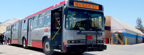 San Francisco MUNI Bus Rehab is Underway