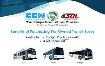 Benefits of Purchasing Pre-Owned Transit Buses: Available as a Straight Purchase or Full Refurbishment